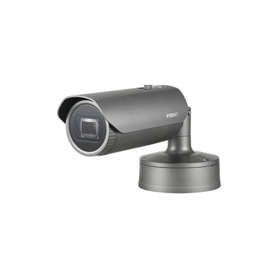 Cámara IP Bala Antivandálica / 2MP Full HD / extraLUX 0.004 lux / Lente Motorizado 4.1-16.4mm / IR 70m / WDR 150dB / IP67 IK10 / H.265 & WiseStream