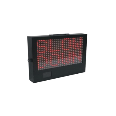 Radar de Velocidad con Mensaje / LED Ámbar/Rojo / 59x36 cm / 200 m (656 pies) / 24.150 GHz Banda K / ±1 mph