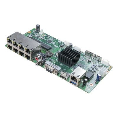Tarjeta Principal de Reemplazo / Videovigilancia IP / 8 Canales PoE / Compatible con NVR Hikvision