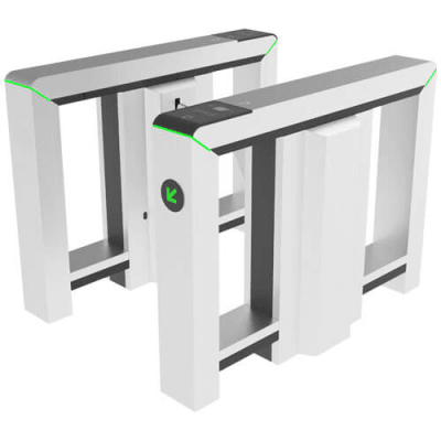 Torniquete de Barrera Flap / Plataforma Sólida 50-100 mm / Ancho 1355 mm / Altura 1010 mm / Tapas Desmontables / Mantenimiento Accesible