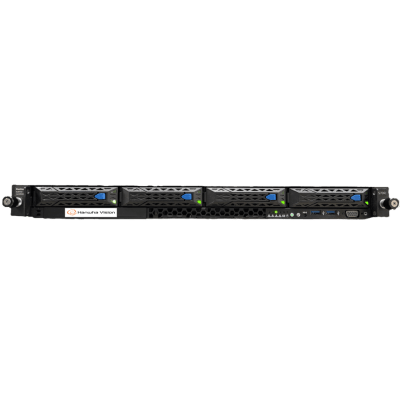 NVR basada en Windows / Rack 1U / 470 Mbps throughput / 80 TB almacenamiento / Intel Xeon / 16 GB RAM / RAID 1 SSD 960 GB