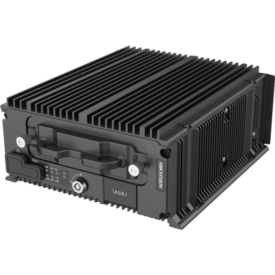 NVR Móvil / 16 Canales IP / 8 Puertos PoE / 2 Bahías HDD 2.5" / Alimentación 9-32VDC / GPS Integrado / -30°C a 60°C