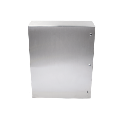 Gabinete de Acero Inoxidable / IP66 / IK10 / 800 x 1000 x 300 mm / Carga 100 kg / Placa Interna Galvanizada