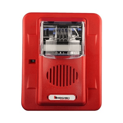 Sirena Estrobo / 24 Vcd / Multi-Candela 15-110 cd / Montaje en Pared / 100 dB / 3 Tonos Seleccionables