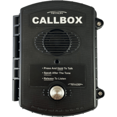 Callbox Inalámbrico / UHF 450-470 MHz / 2 W / Alcance 1 Milla / Policarbonato de Alto Impacto / PTT Programable