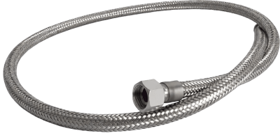 Manguera para Altas Temperaturas / 1.5 m (4.9 ft) / Acero Inoxidable / Conector Universal / Compatible con Gabinetes SHL701304 y SHL711304