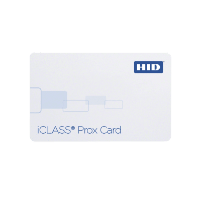 Tarjeta de Acceso Dual / iClass + HID PROX / Imprimible Doble Cara / Material PVC Reforzado / 2.13 x 3.38 x 0.003 in