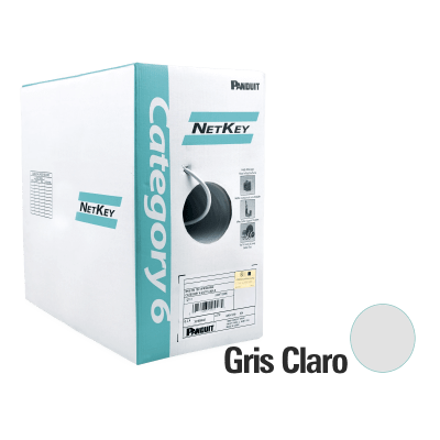 Cable UTP / Categoría 5e / 24 AWG / 305 m (1000 ft) / Cobre Sólido / PVC CM / 4 Pares / PoE