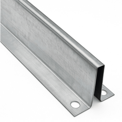Soporte de Refuerzo para Puerta de Garage / Acero Galvanizado Calibre 22 / 16 pies (52.5 ft) / Instalación Rápida / Uso Residencial Intensivo