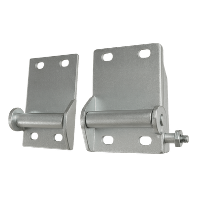 Soportes Inferiores para Puerta de Garage / Acero Reforzado / Capacidad 500 kg / Par Izquierdo y Derecho / Acabado Anticorrosión