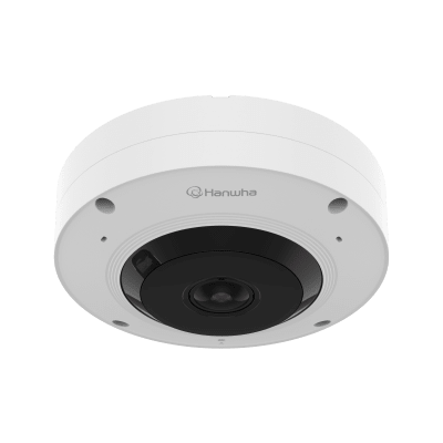 Cámara Fisheye IP / 12 MP / Sensor 1/1.6" / IA Dual NPU / WDR 120 dB / IR 20 m (65.6 ft) / PoE+ / IP42