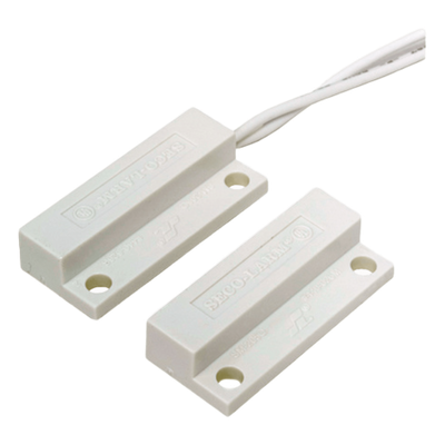 Contacto Magnético de Superficie / Miniatura / Lazo Cerrado / Gap 19 mm (0.75 in) / Cables Laterales 381 mm (15 in) / ABS Resistente a Intemperie