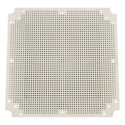 Placa Interna de Montaje / 251 x 251 mm / ABS / Para Gabinete Exterior 300 x 300 mm