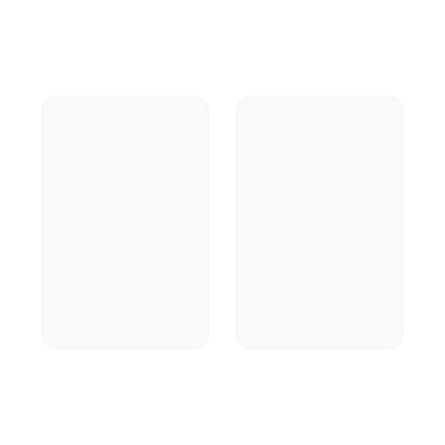 Kit de Repuesto de Aletas para Torniquete / Acrílico de Alto Impacto IK5 / Ancho de Carril 65 cm (25.6 in) / 2 Piezas / Control de Acceso