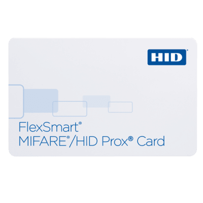 Tarjeta Dual / MIFARE Classic 13.56 MHz / HID Prox 125 kHz / Memoria 1K o 4K / Lectura hasta 11.4 cm (4.5 ft) / PVC Estándar