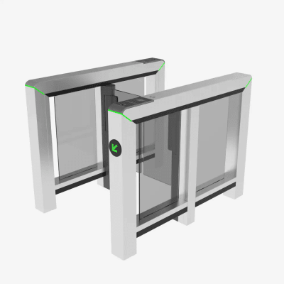 Puerta de Velocidad / Un Solo Carril / Sensores Infrarrojos 8 a 12 Pares / Acero Inoxidable SUS304 / Panel de Lectura Multitecnología / Motor Sin Escobillas / Controlador PGIC Integrado