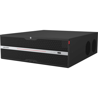 NVR IP / 128 Canales / 32 Megapixel (8K) / 16 Bahías HDD / RAID Hot Swap / Dual HDMI 8K / AcuSense / ANPR / Conteo de Personas