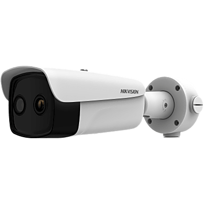 Cámara Bala IP Bi-Espectral / Térmica 384x288 9.7mm / Óptica 4MP 6.4mm / Fuego/Humo / Rango -20°C a 150°C / PoE / NEMA 4X