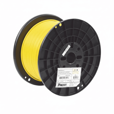 Bobina de Cable UTP / Cat6A / 23 AWG / CMR Riser / 305 m (1000 pies) / Vari-MaTriX / Amarillo