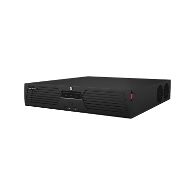 NVR IP / 32 Canales / 32 Megapixel (8K) / AcuSense / ANPR / Conteo de Personas / Heat Map / 8 Bahías HDD / RAID Hot Swap / Dual HDMI 8K / Dual NIC