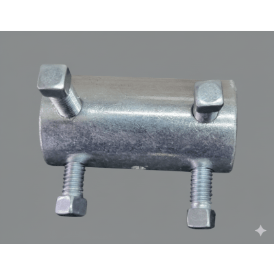 Cople / Unión para Tubo / Puertas de Garage / Gran Tamaño / Acabado Anticorrosión