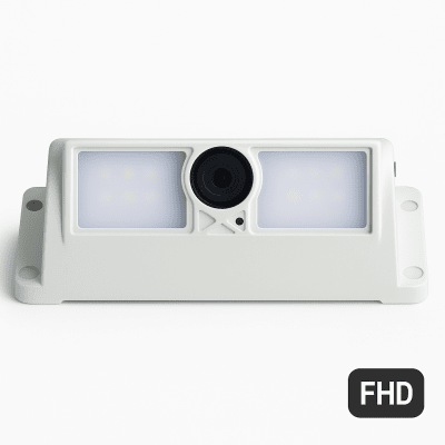 Cámara de Conteo de Pasajeros IP / 2 Megapixel / Sensor CMOS 1/2.8" / Lente 2.7 mm / Ángulo 120° / WDR 80 dB / H.265+ / Triple Instalación