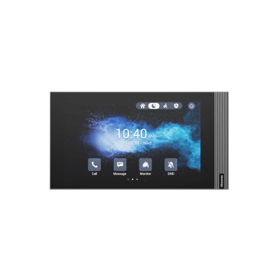 Monitor IP Linux / Pantalla Táctil 7 Pulgadas / Wi-Fi 6 / PoE / SIP 2.0 / 8 Entradas de Alarma / Salida de Relé / Doble RJ45 10/100 Mbps