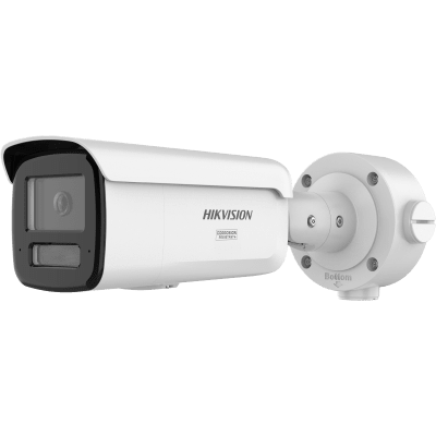 Bala IP 6 Megapixel / Lente 4 mm / Dual Light (60 mts IR + 60 mts Luz Blanca ) / Darkfighter S / Exterior IP67 / WDR 130 dB / 4 Analíticos: AcuSense, Deteccion Facial, Conteo de Personas por Cruce y Zona