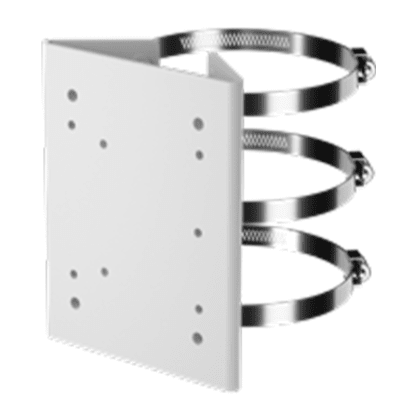 Kit de Montura PTZ / Caja de Unión Ø 138 mm / Pendant 3/4" NPT / Tubos 200-400 mm / Bracket Pared / Adaptador Poste / Adaptador Esquina / Aluminio Fundido y Acero SECC