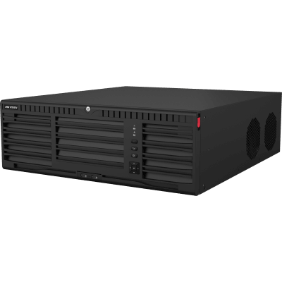 NVR IP / 64 Canales / 32 Megapixel (4K) / AcuSense / ANPR / Conteo de Personas / Heat Map / 16 Bahías HDD / 2 HDMI 8K / RAID Hot Swap / 2 U Rack