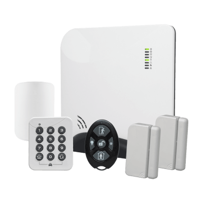 Panel de Alarma Inalámbrico / 96 Zonas / Celular Multicarrier y Wi-Fi / Z-Wave Plus / Receptor Encriptado de Largo Alcance / 433.92 MHz y DSC/Honeywell