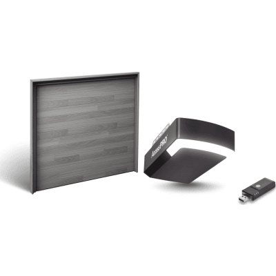 Kit Puerta de Garage 20x9 Pies / Insulada 43 mm / Motor FS1000M 1/2 HP / Interfaz WiFi ACCESSWIFI / Extensión de Riel / Incluye 3 Controles