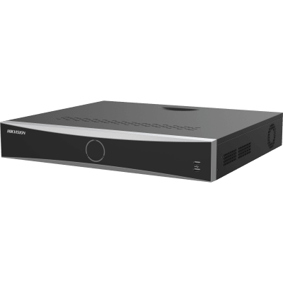 NVR IP / 32 Canales / 12 Megapixel (4K) / AcuSense / Reconocimiento Facial / 4 Bahías HDD / Salida HDMI 4K