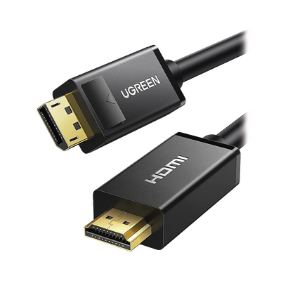 Cable DisplayPort a HDMI / 4.92 Pies (1.50 m) / 4K@30Hz / 3D / 28AWG Cobre Estañado / Audio 7.1 / Unidireccional / Botón de Liberación