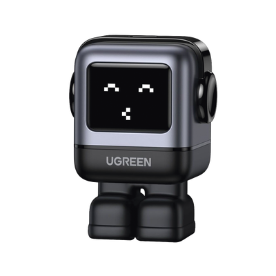 Cargador de Escritorio GaN II / 30W / 1 Puerto USB-C / Pantalla LED Animada / Multiprotocolo PD QC SCP FCA / Imán Integrado