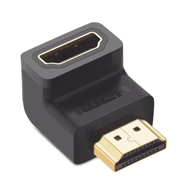 Adaptador HDMI / 90° Hacia Abajo / 4K@60Hz / Macho a Hembra / HDMI 2.0 / Compacto