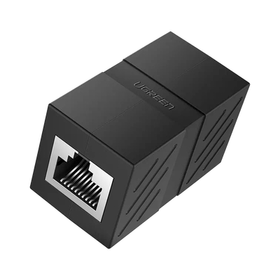 Acoplador RJ45 a RJ45 / 10 Gbps / 600 MHz / Cat7-Cat5e / Blindaje Metálico / 100 m (328 ft)