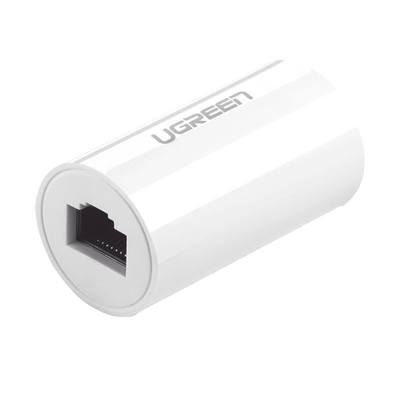 Acoplador RJ45 / Protección contra rayos / 1000Mbps / Cat7-Cat5e / POE / 100m (328 ft) / Ignífugo ABS