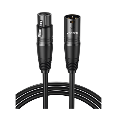 Cable XLR Balanceado / 3 Pines / 15 m (49.2 ft) / Triple Blindaje / Conectores Niquelados / Diámetro 6 mm