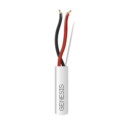 Cable Riser CMR-CL3R / 2 x 16 AWG / 305 m (1000 ft) / PVC Blanco / Alarmas, Control de Acceso, Automatización