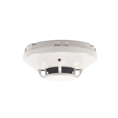 Detector de Humo Fotoeléctrico con Termistor Térmico / 24VDC / 57°C Fijo / Bajo Perfil / 2 in Altura x 6.2 in Diámetro