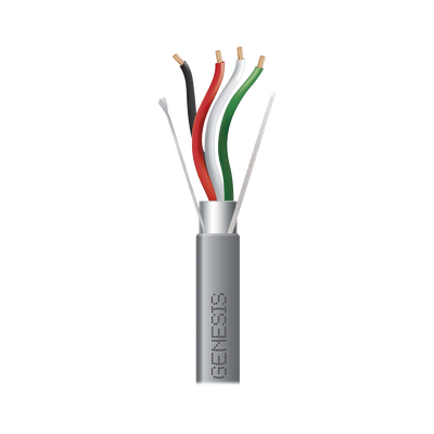 Cable de Control / 2 Pares 18 AWG / Blindado Riser UL 1666 / 305 m (1000 ft) / Resistente UV / Audio y Automatización