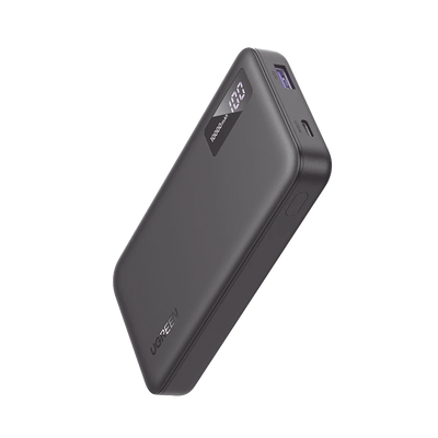 Power Bank / 10000 mAh / Carga Rápida 22.5W / PD 20W / USB-C + USB-A / Pantalla Digital / Ultra Delgado
