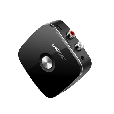 Receptor de Audio Bluetooth / Bluetooth 5.0 con EDR / Salida Dual 3.5mm y RCA / Alcance 10 m (32.8 ft) / 8 Horas de Batería / Reconexión Automática