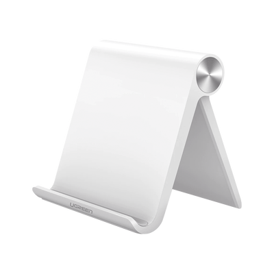 Soporte de Escritorio para Tablet / Ajustable 0° a 100° / Plegable 20,000 Ciclos / Compatible 4'' a 13'' / ABS / Antideslizante