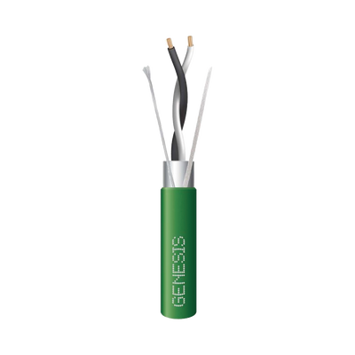 Cable de Comunicación / 2x22 AWG / 305 m (1000 ft) / Blindado Trenzado / Plenum / Verde / EIA-485 / BACnet