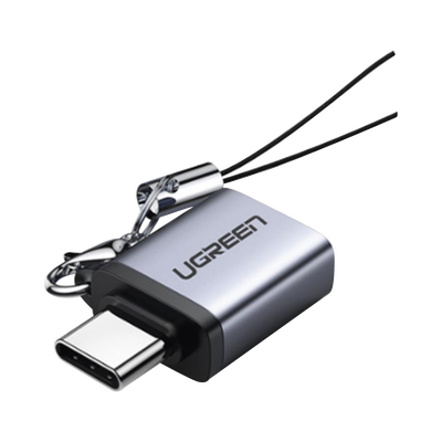 Adaptador USB-C 3.1 a USB 3.0 A / OTG / 5 Gbps / Aluminio / 10,000 Inserciones
