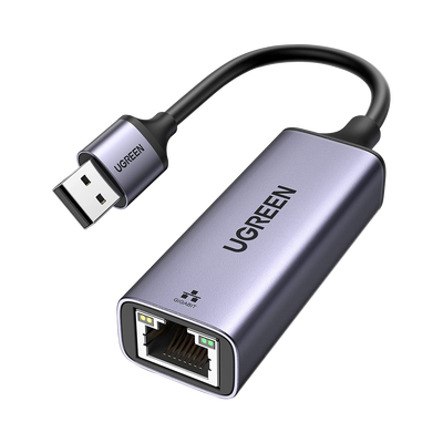 Adaptador de Red / USB-A 3.0 a RJ45 / Gigabit 10/100/1000 Mbps / Aluminio Anodizado / Cable 10 cm (0.33 ft)