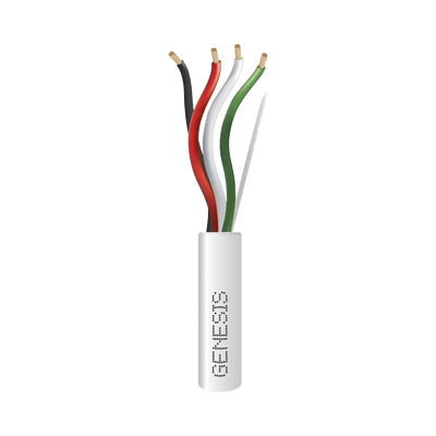 Bobina de Cable de Audio / 152 m (500 pies) / 4 x 14 AWG / Riser / OFC / UL 1666