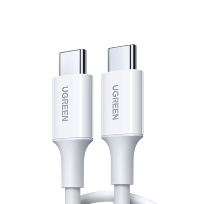 Cable USB-C a USB-C / Carga Rápida 60W PD3.0 / Transferencia 480 Mbps / 1 Metro (3.3 ft) / 10,000+ Ciclos de Flexión / Cubierta TPE